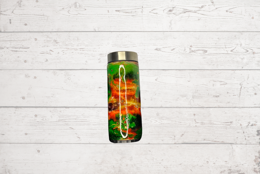 Fall Leaves 12 oz Skinny Can Cooler