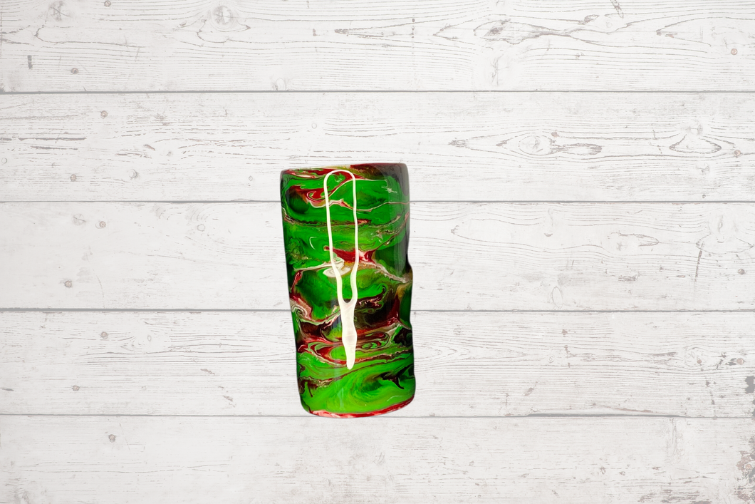 Green and Red 12 oz Tumbler